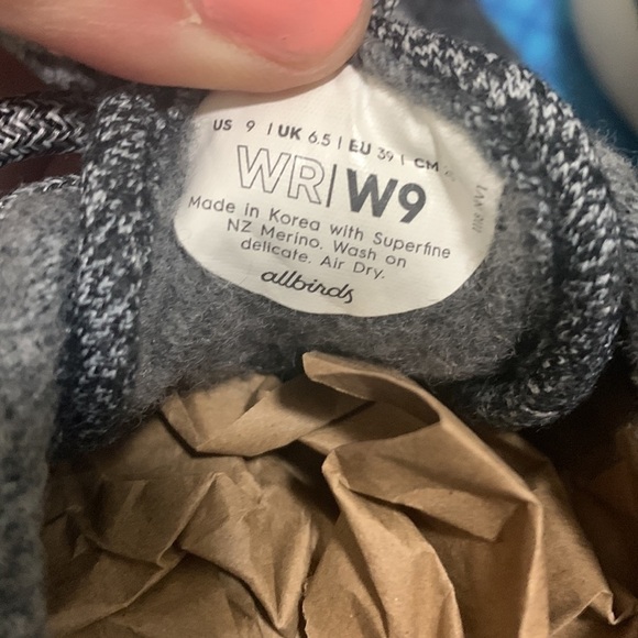 Allbirds grey wool runners size 9 - Picture 5 of 7